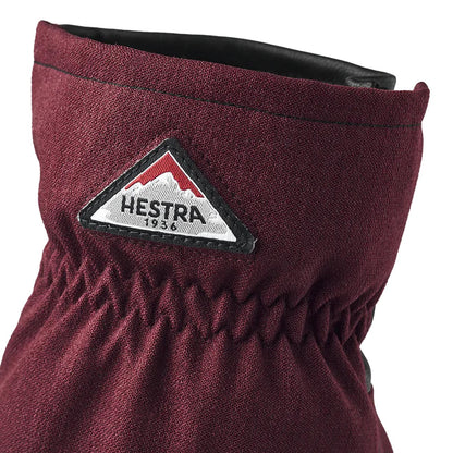 Hestra Power Short 5 Finger Glove Bordeaux