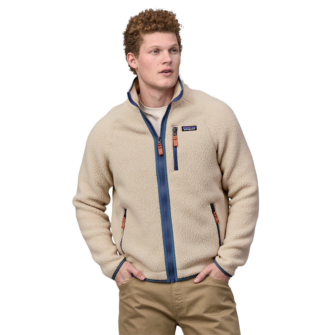 Patagonia retro pile jacket natural online