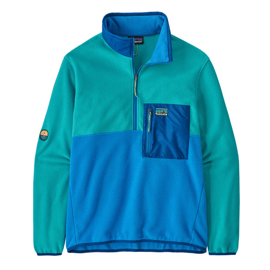 Patagonia Microdini 1/2 Zip Pullover Fleece Vessel Blue - The Sporting Lodge