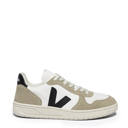 Veja V-10  Extra White Black Sahara Trainer - The Sporting Lodge