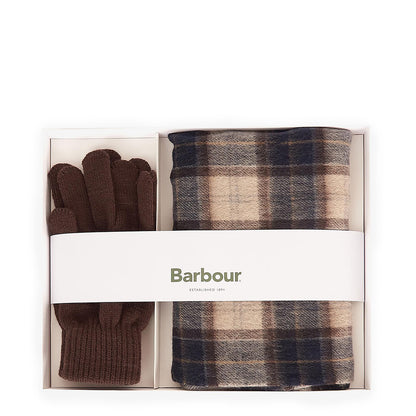 Barbour Tartan Scarf / Gloves Gift Set Autumn Dress - The Sporting Lodge