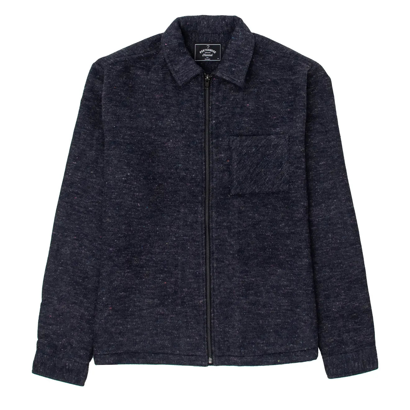 Portuguese Flannel Soft Rude Jacket Blue - The Sporting Lodge