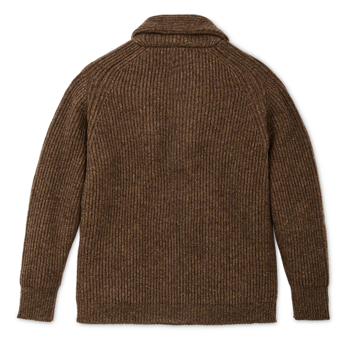 Filson Bristol Cardigan Sweater Heather Brown - The Sporting Lodge