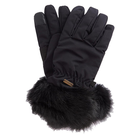 Barbour Womens Mallow Gloves Black - The Sporting Lodge