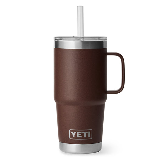 YETI Rambler 25oz Straw Mug Wetlands Brown - The Sporting Lodge