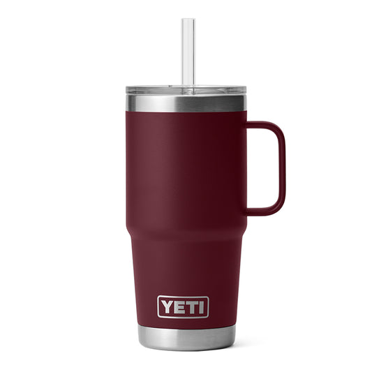 YETI Rambler 25oz Straw Mug Wild Vine Red - The Sporting Lodge