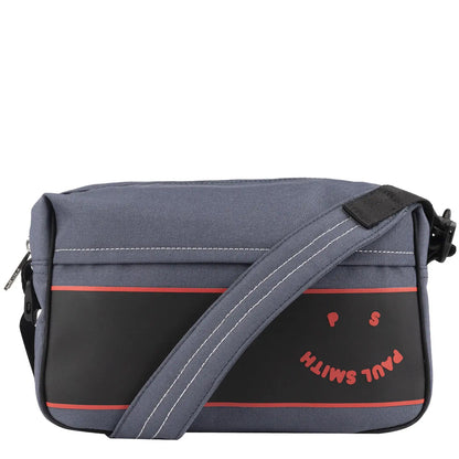 Paul Smith Cross Body Face Logo Bag Navy