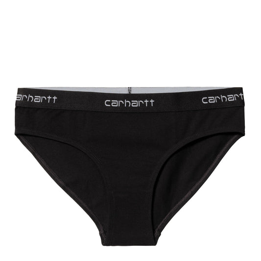 Carhartt WIP Womens Script Brief Black / White - The Sporting Lodge