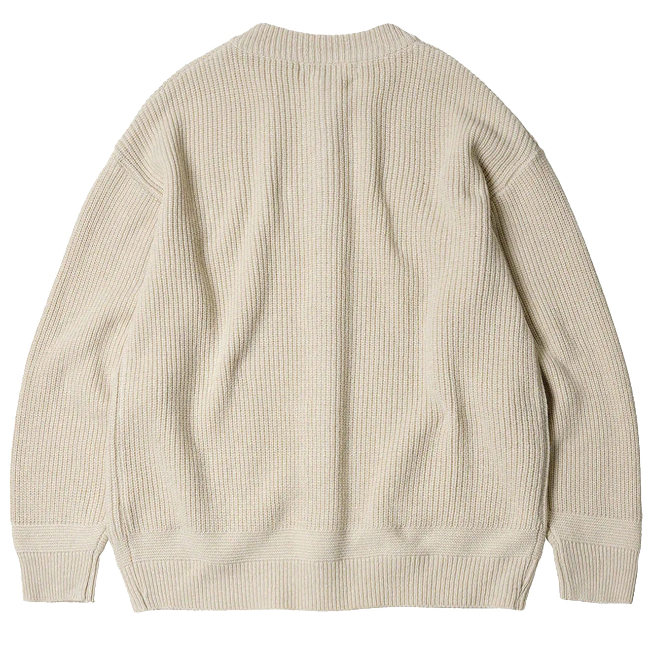 Frizmworks Heavy Wool Round Cardigan Cream