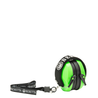 Beretta Prevail Folding Earmuff Fluorescent Green - The Sporting Lodge