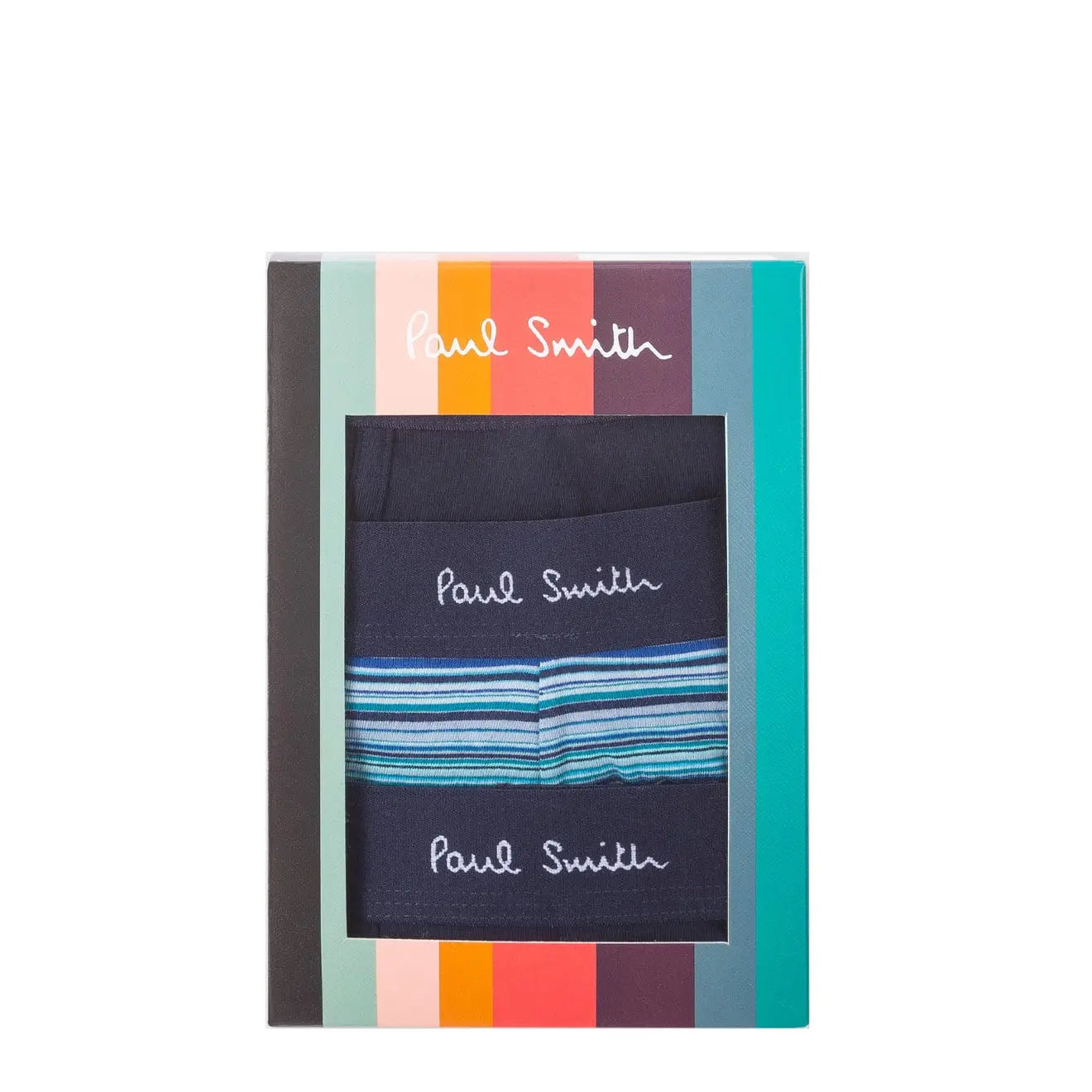 Paul Smith 3 Pack Trunks Navy / Blue Stripe