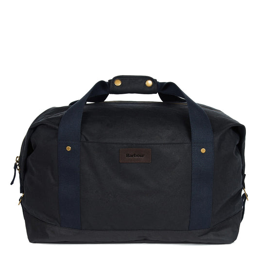 Barbour Essential Wax Holdall Navy - The Sporting Lodge