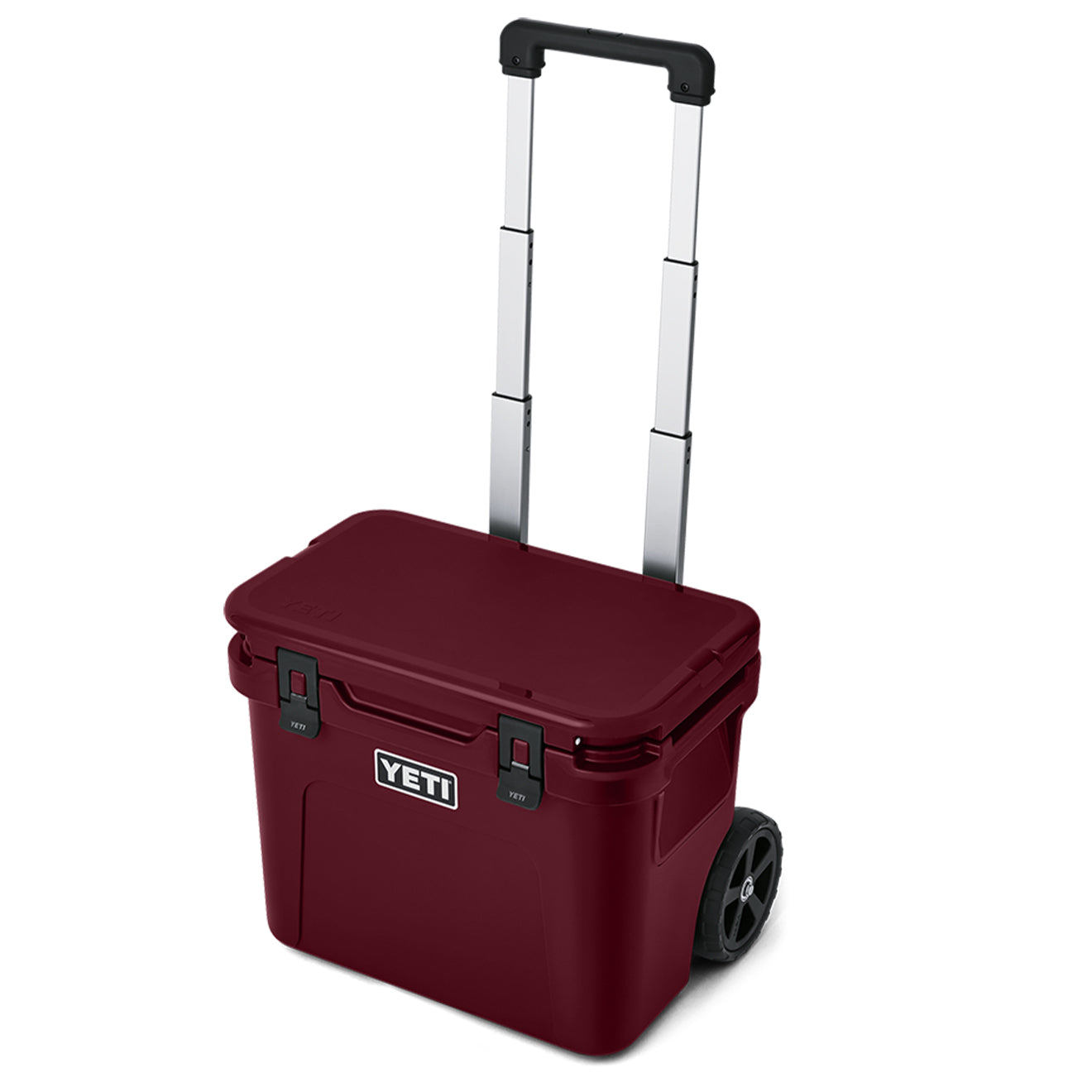 YETI Roadie 32 Wheeled Cool Box Wild Vine Red - The Sporting Lodge