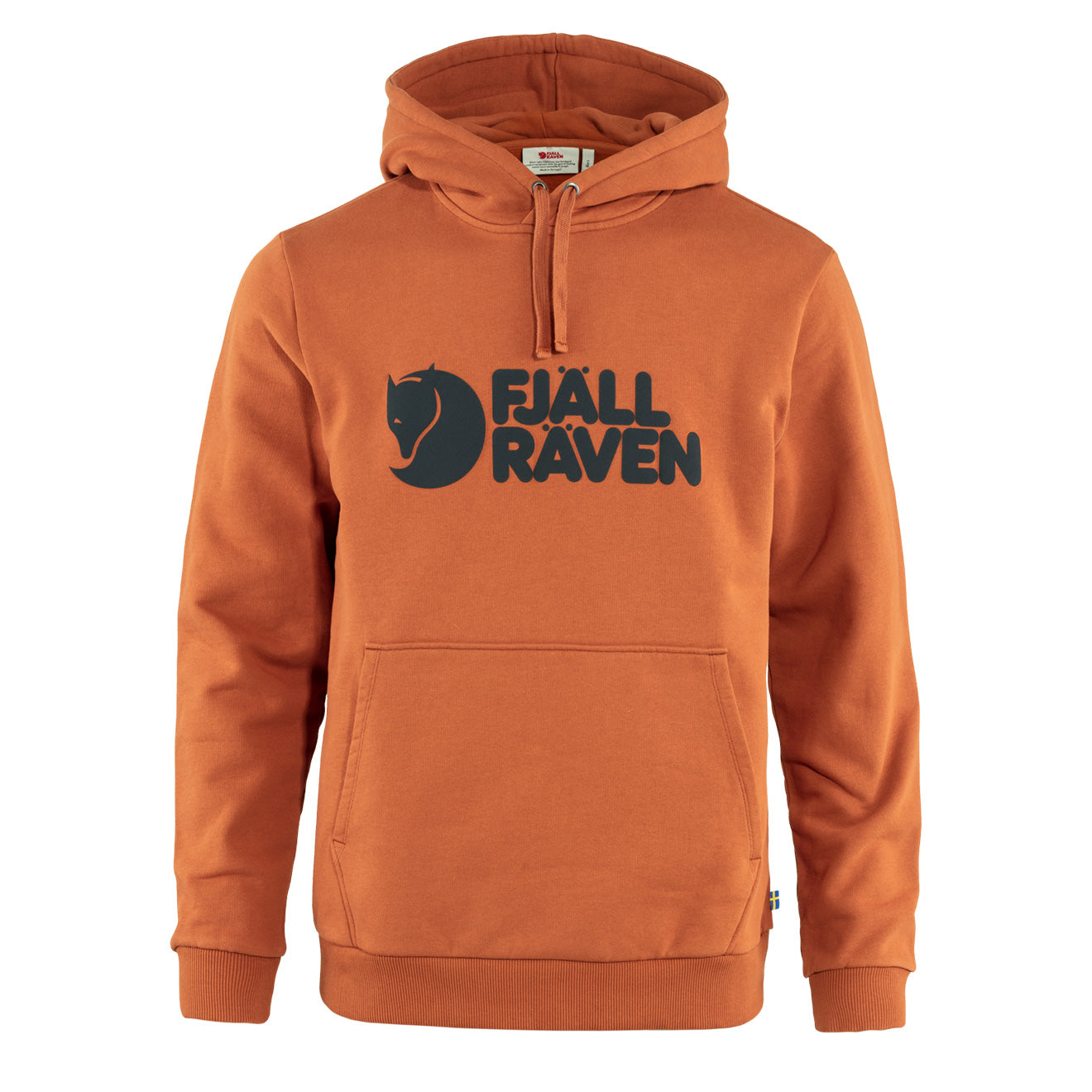 Fjallraven Logo Hoodie Terracotta Brown - The Sporting Lodge