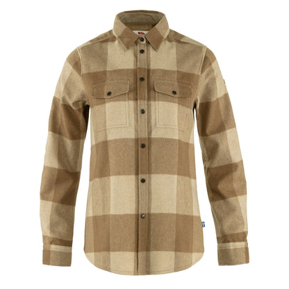 Fjallraven Womens Canada Shirt Buckwheat Brown / Light Beige