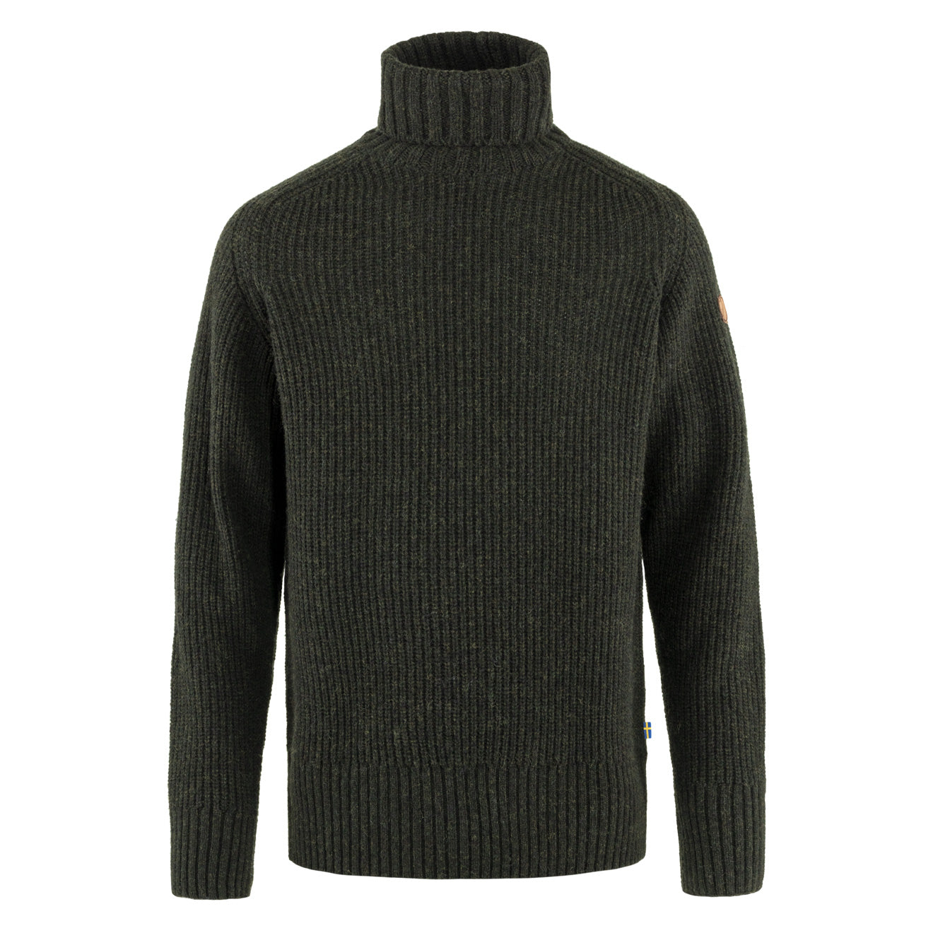 Fjallraven Ovik Roller Neck Sweater Dark Olive