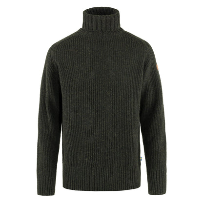 Fjallraven Ovik Roller Neck Sweater Dark Olive