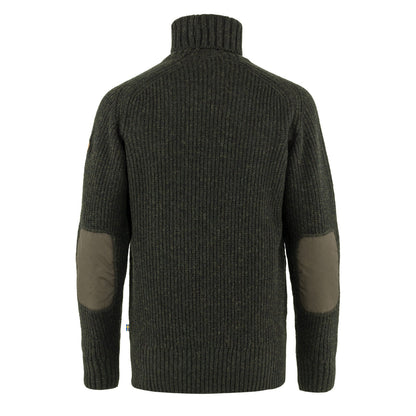 Fjallraven Ovik Roller Neck Sweater Dark Olive