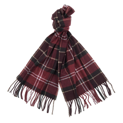 Barbour Galingale Tartan Scarf Winter Red - The Sporting Lodge