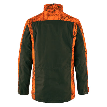 Fjallraven Brenner Pro Padded Jacket Orange Multi Camo / Deep Forest - The Sporting Lodge