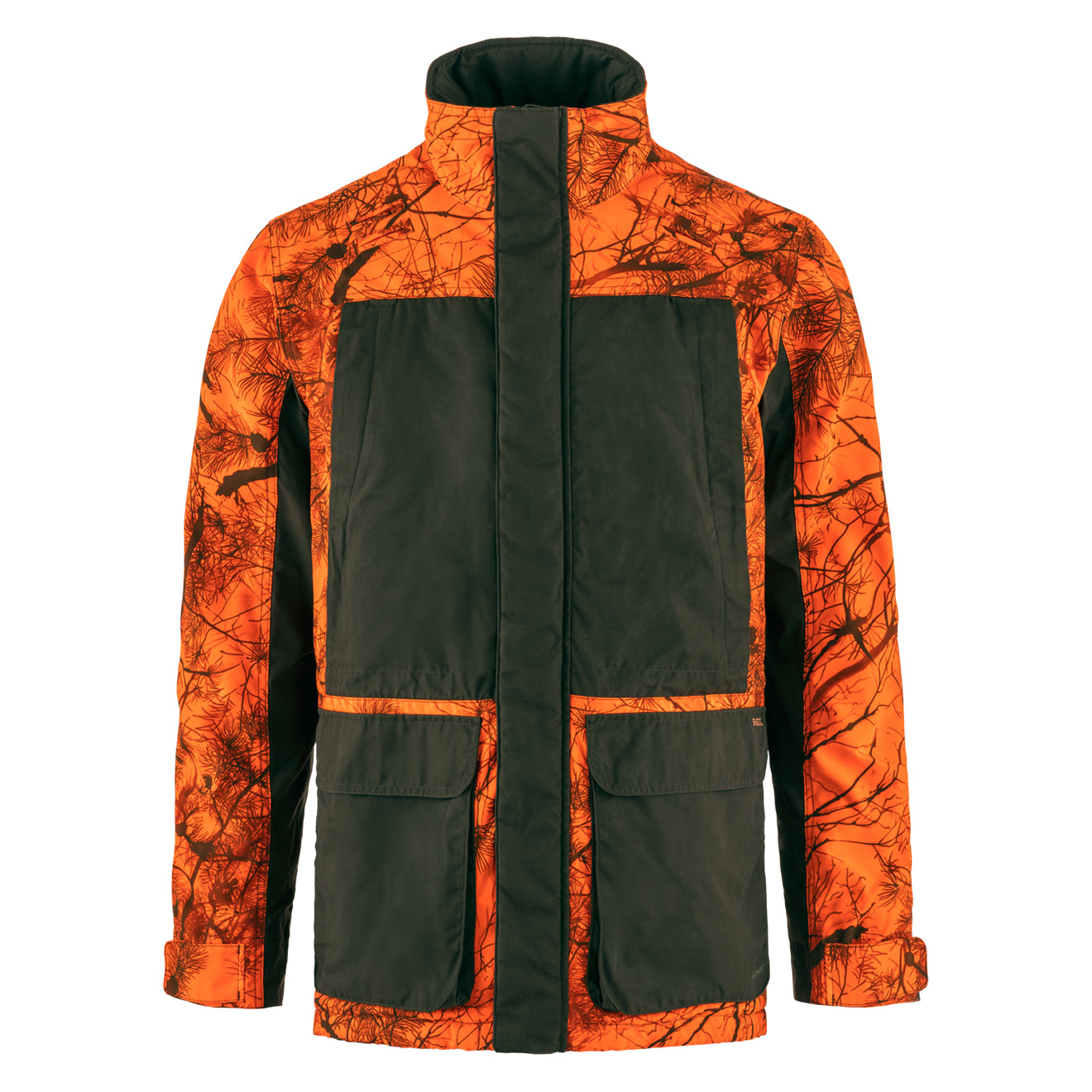 Fjallraven Brenner Pro Padded Jacket Orange Multi Camo / Deep Forest - The Sporting Lodge