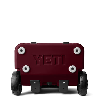 YETI Roadie 32 Wheeled Cool Box Wild Vine Red - The Sporting Lodge