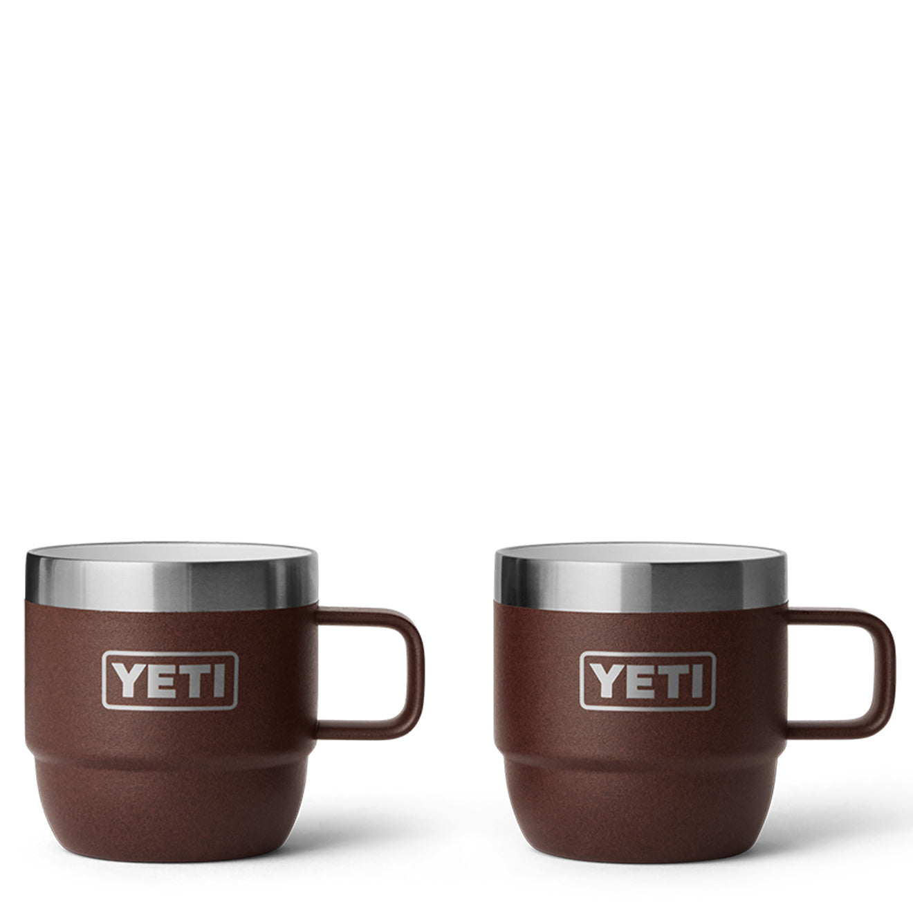 YETI Rambler 6oz Stackable Mugs 2 Pack Wetlands Brown - The Sporting Lodge