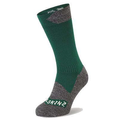 Sealskinz Raynham WP Sock Green / Grey Marl - The Sporting Lodge