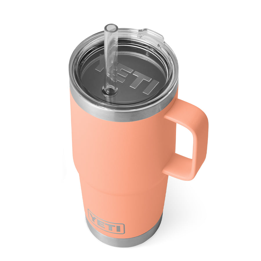 YETI Rambler 25oz Straw Mug Lowcountry Peach - The Sporting Lodge