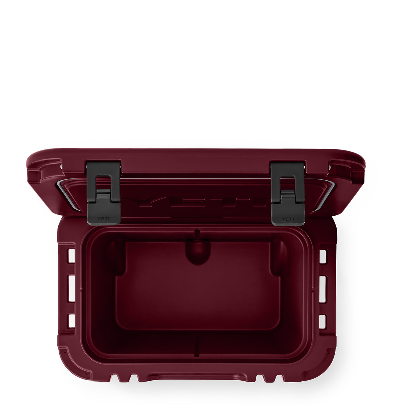 YETI Roadie 32 Wheeled Cool Box Wild Vine Red - The Sporting Lodge