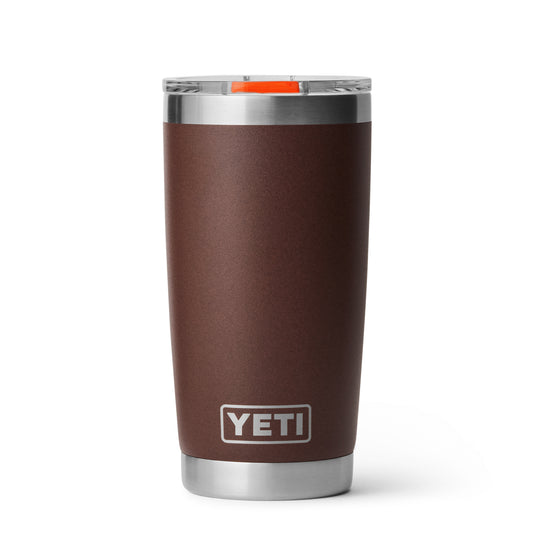 YETI Rambler 20oz Tumbler MS Wetlands Brown - The Sporting Lodge