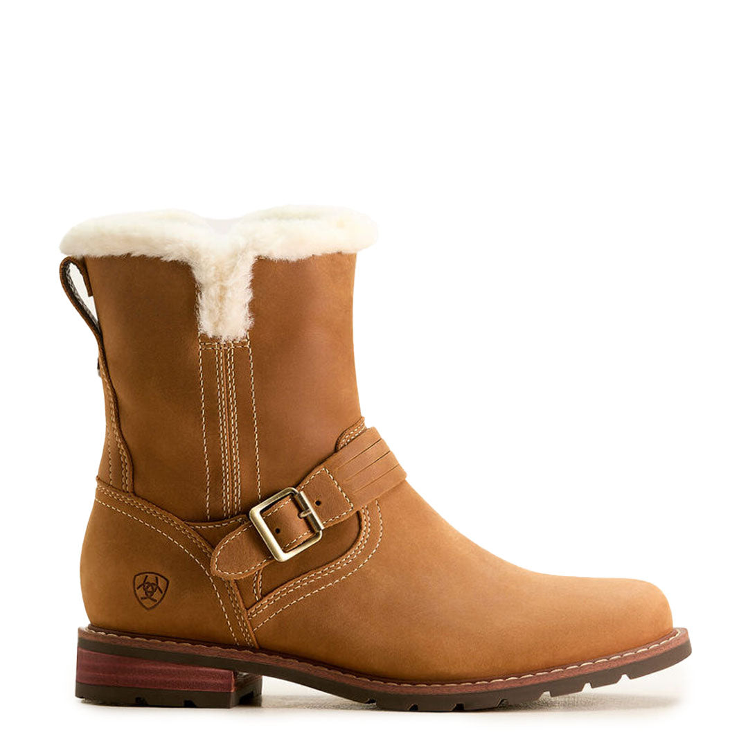 Ariat Womens Savannah Sherpa Waterproof Carmel Tan - The Sporting Lodge