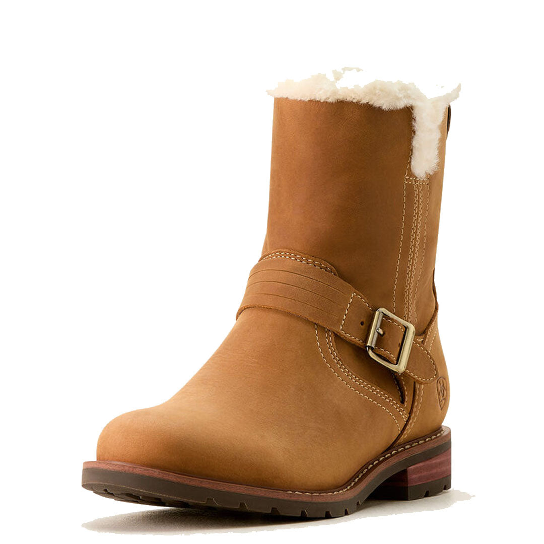 Ariat Womens Savannah Sherpa Waterproof Carmel Tan - The Sporting Lodge