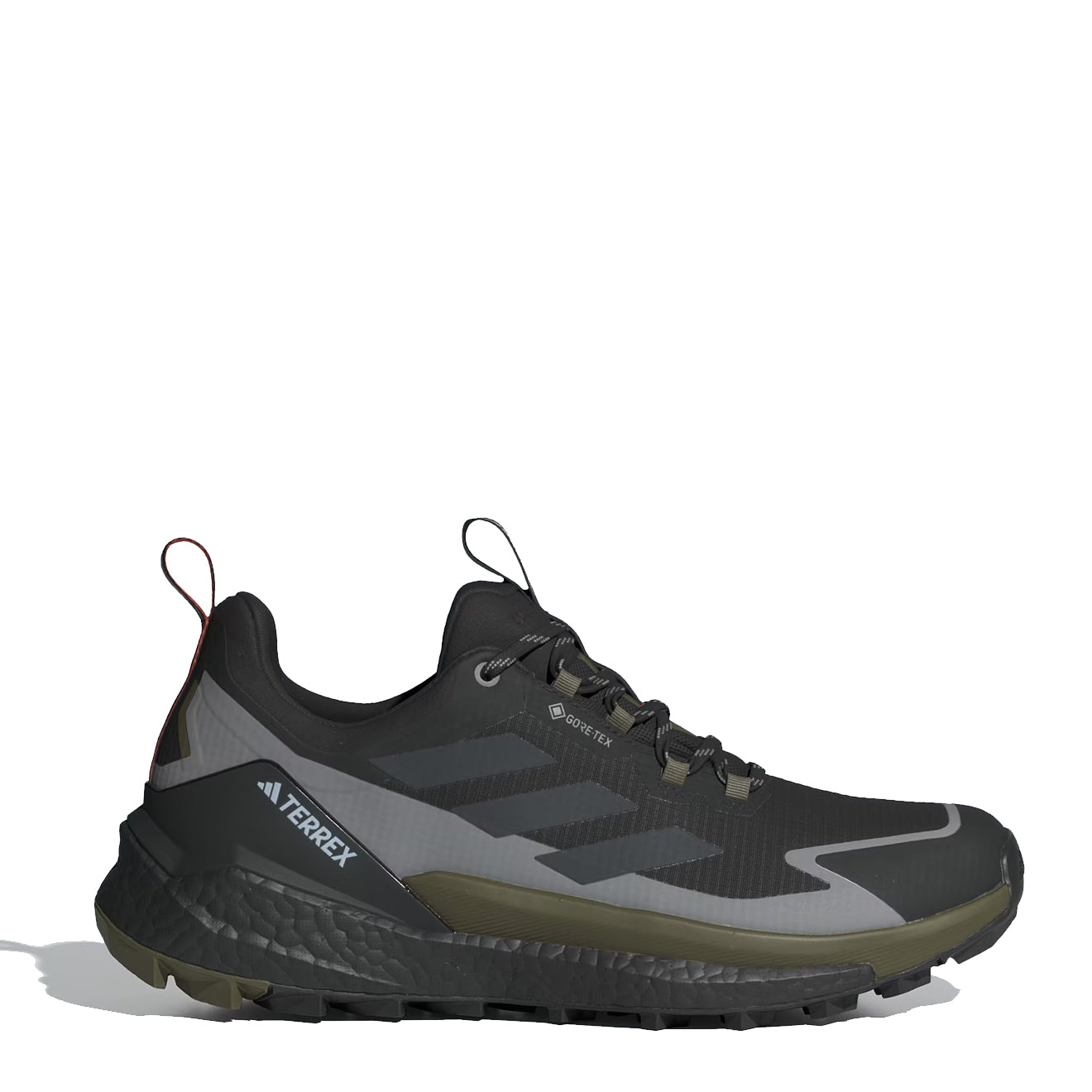 Adidas Terrex Free Hiker 2 Low Gore-Tex Core Black / Carbon / Olive Strata - The Sporting Lodge