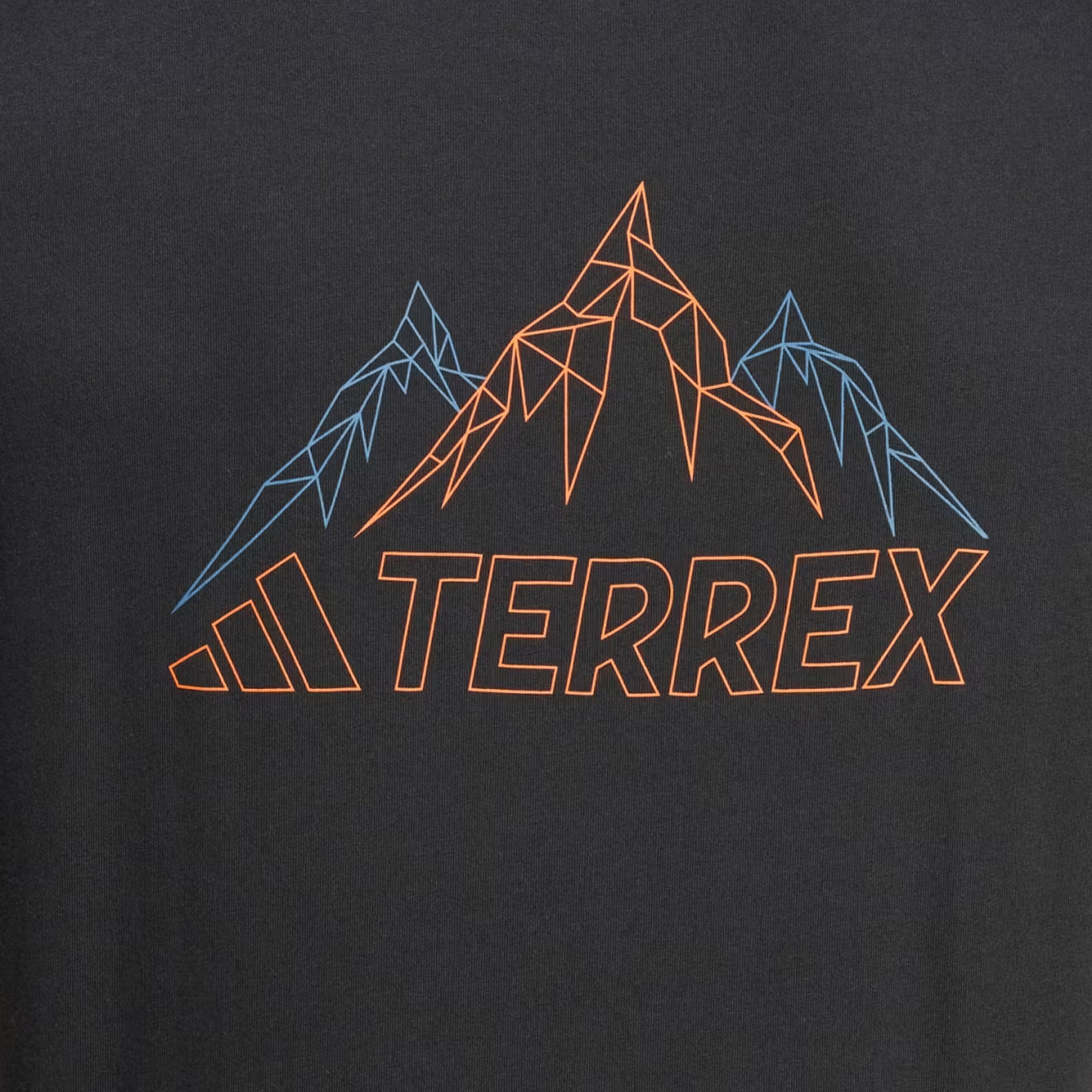 Adidas Terrex Mountain Graphic T-Shirt Black - The Sporting Lodge