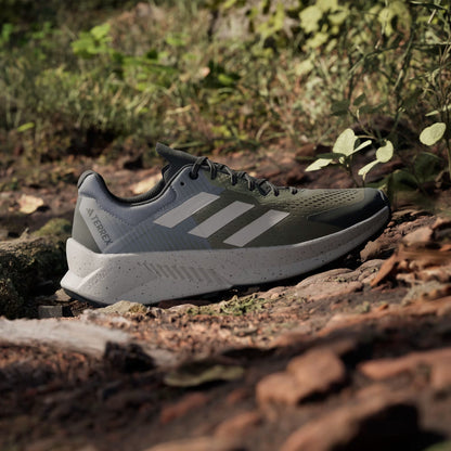 Adidas Terrex Soulstride Flow Trail Running Shoe Olive Strata / Wonder Beige / Charcoal