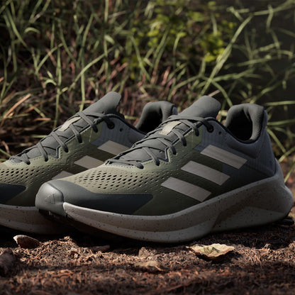 Adidas Terrex Soulstride Flow Trail Running Shoe Olive Strata / Wonder Beige / Charcoal