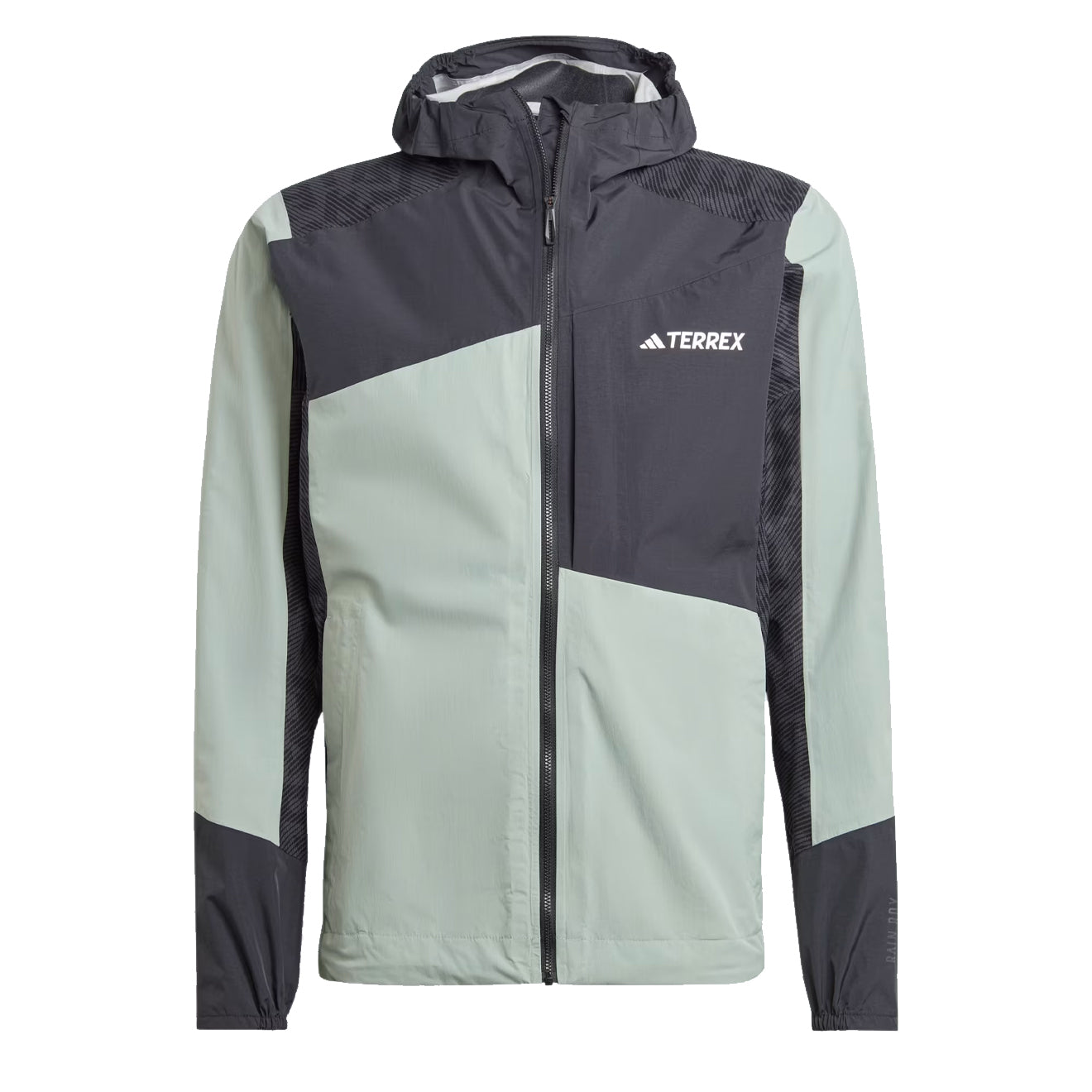 Adidas Terrex Xperior Hybrid Rain.Rdy Jacket Silver Green / Black - The Sporting Lodge