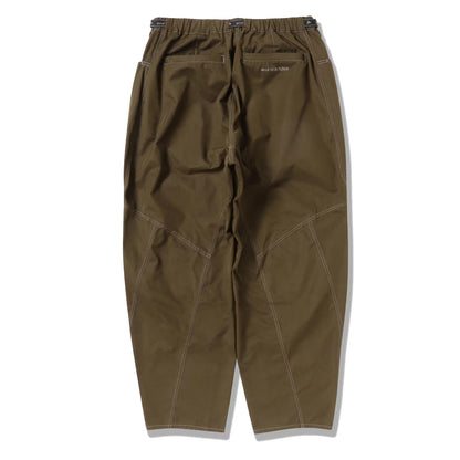 And Wander High Count Cloth Wide Pants Dark Khaki - The Sporting Lodge