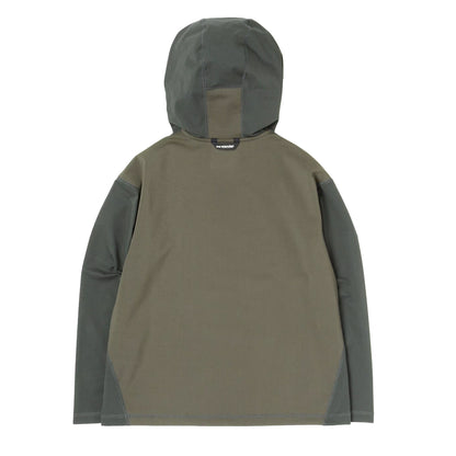 And Wander Hybrid Warm Pocket Hoodie Dark Green