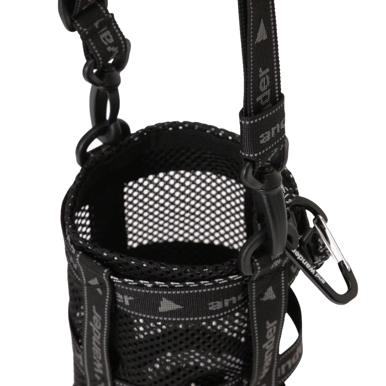 And Wander Jq Tape Bottle Holder Black - The Sporting Lodge