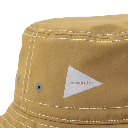 And Wander Pe/Co Hat Dark Beige - The Sporting Lodge