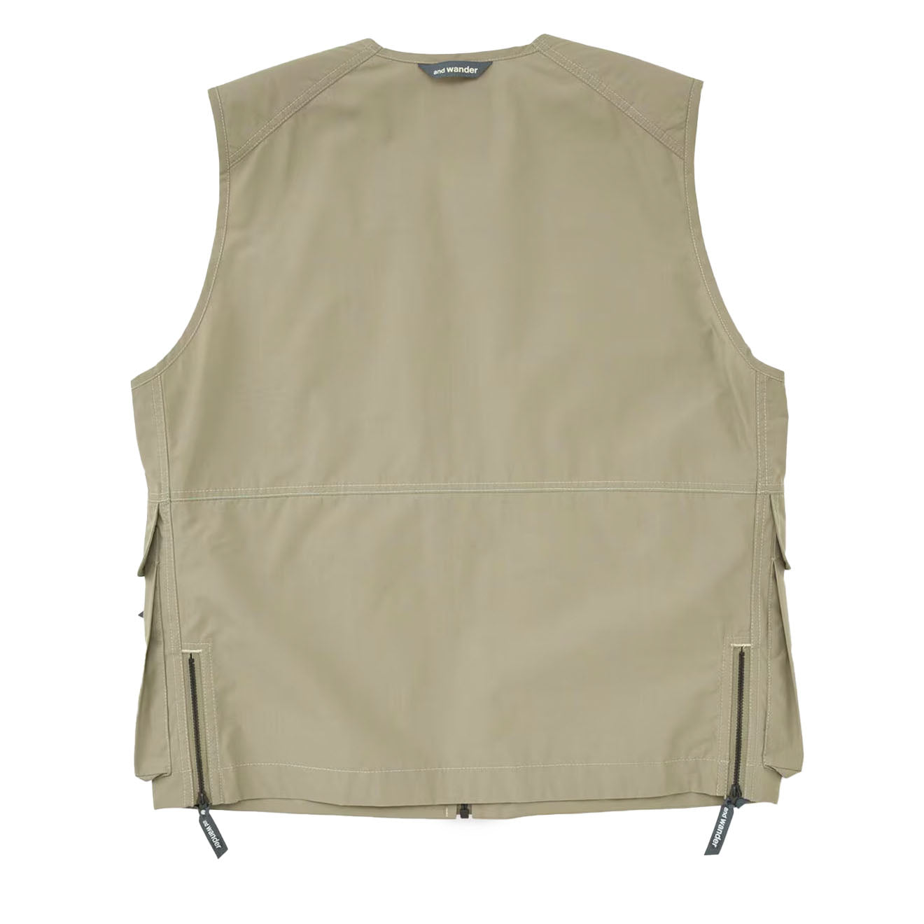 And Wander Tough Aramid Vest  Light Beige - The Sporting Lodge