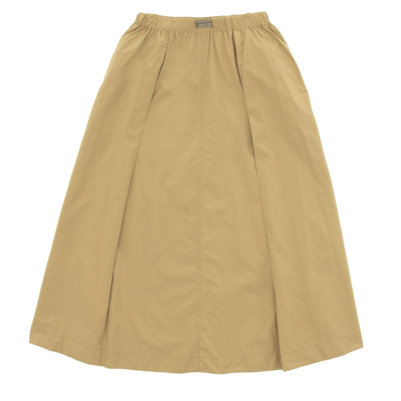 And Wander Womens Oversized Cargo Skirt Light Beige - The Sporting Lodge