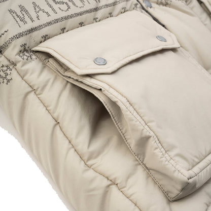 And Wander x Maison Kitsune Nordic Border Insulation Jacket Beige - The Sporting Lodge