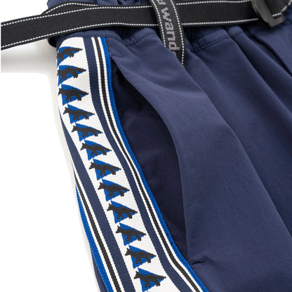 And Wander x Maison Kitsune Trak Sarouel Pants Navy - The Sporting Lodge