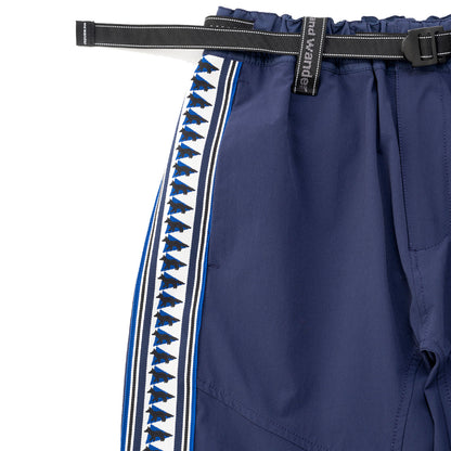 And Wander x Maison Kitsune Trak Sarouel Pants Navy - The Sporting Lodge