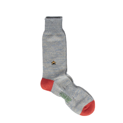 Anonymous Ism Gohemp Embroidery Crew Socks Red - ONE SIZE - The Sporting Lodge