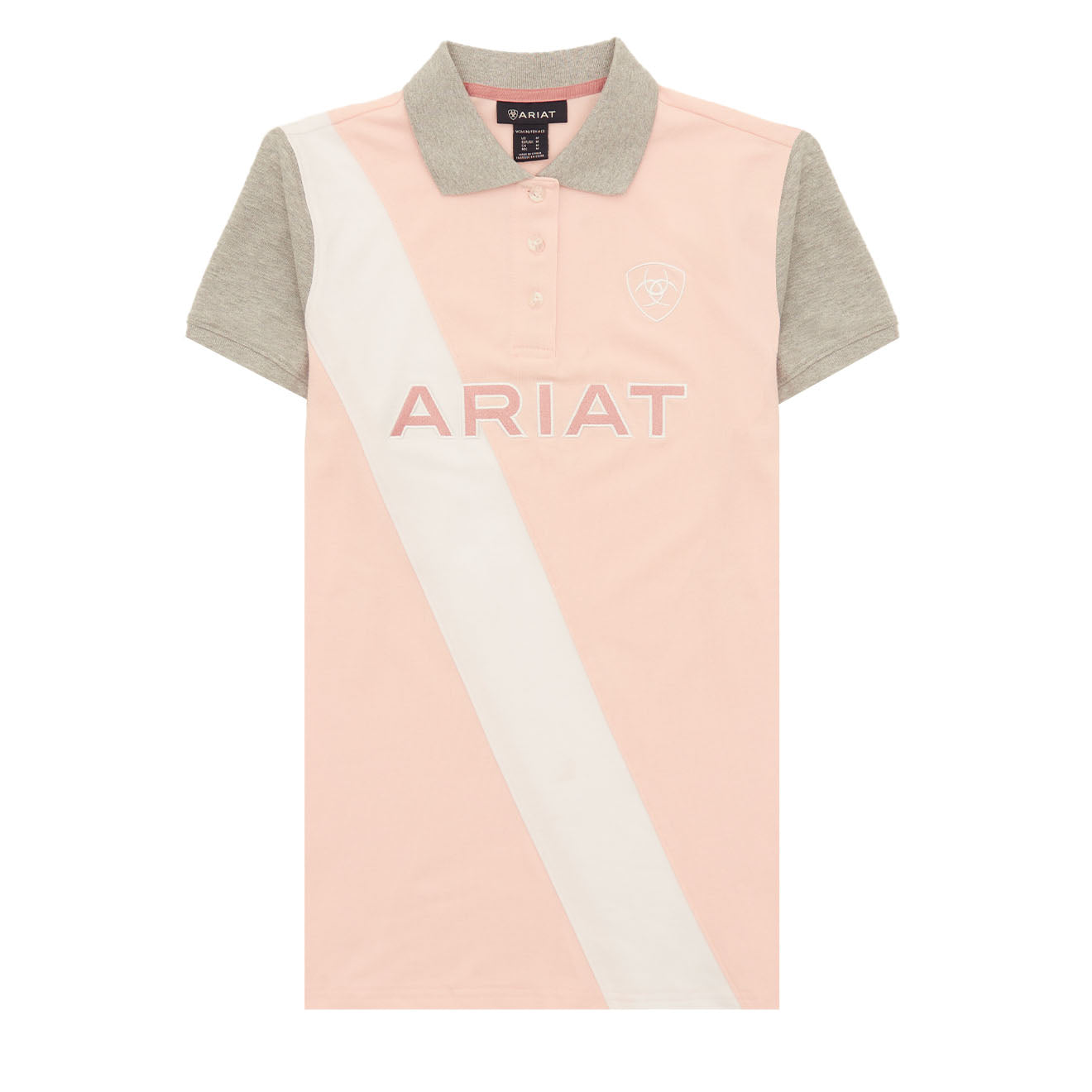 Ariat Womens Taryn Polo Shirt Blushing Rose - The Sporting Lodge