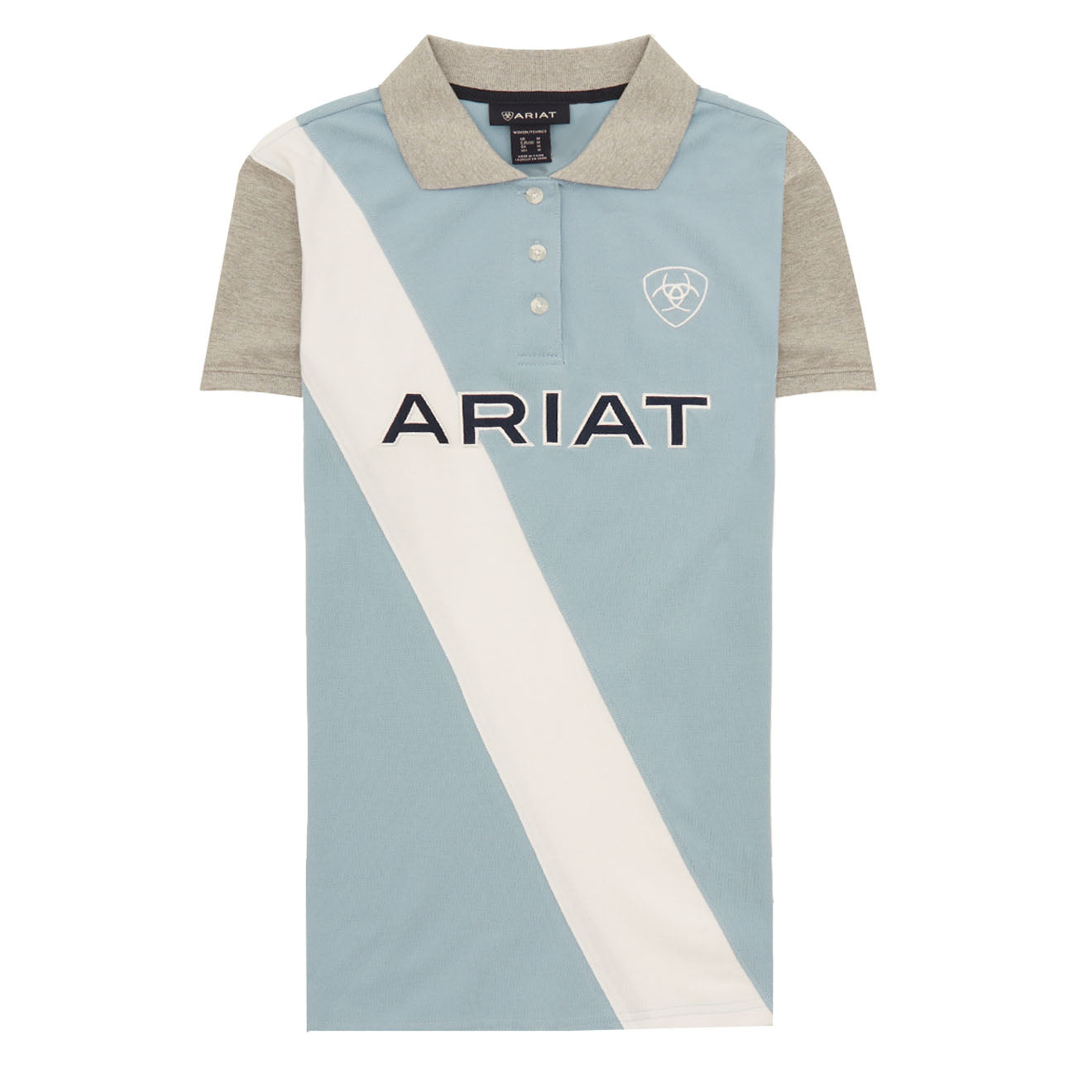 Ariat Womens Taryn Polo Shirt Glacier Lake - The Sporting Lodge